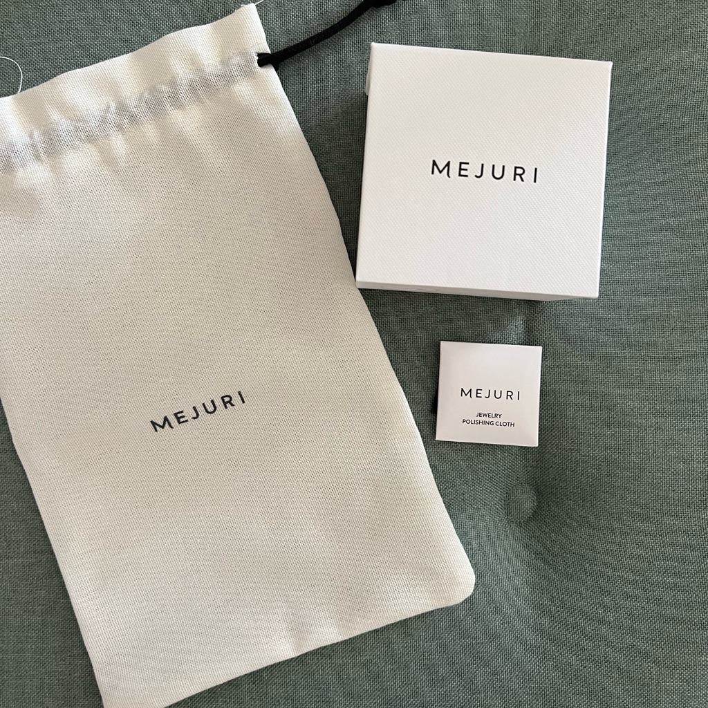 Mejuri Dust Bag Ring Box Jewelry Polishing Cloth